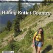 Heather Romano hiking up Carne Mountain